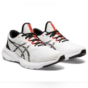 ASICS Versablast White and Black Womens Running Gym Lace Up Sneakers Size 10